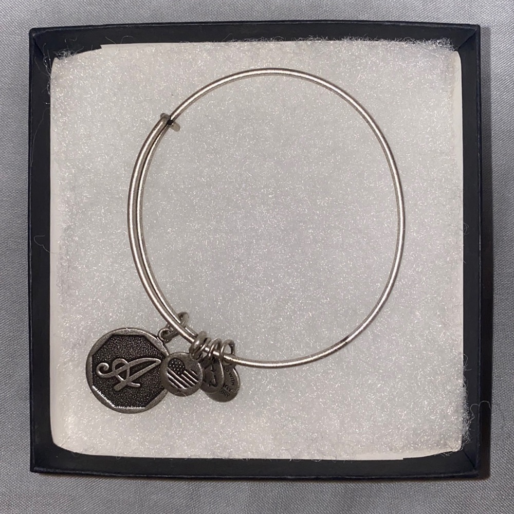 Alex and Ani Letter A Bracelet
